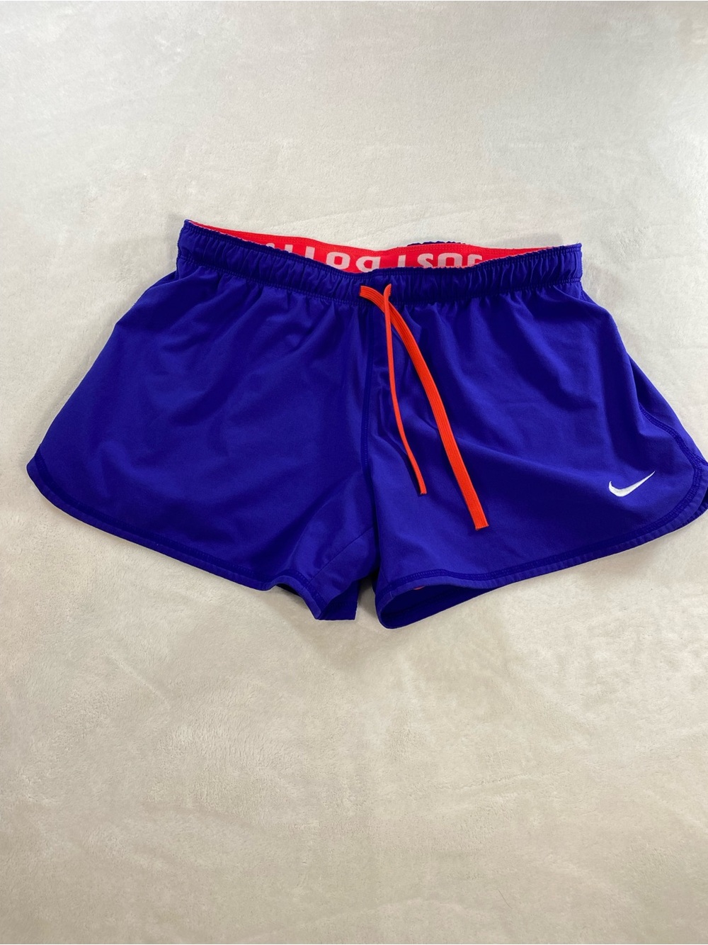 Nike Women's Purple Activewear Lined Workout Shorts Size M
